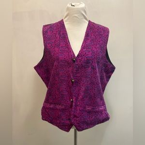Vintage paisley patterned 1970’s vest